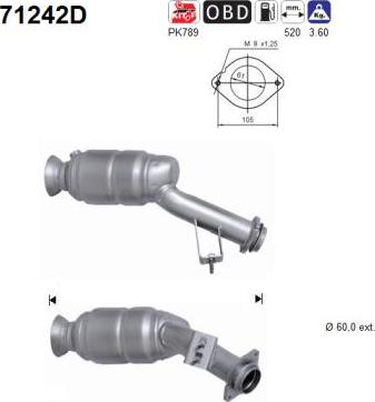 AS 71242D - Catalizzatore autozon.pro