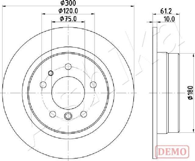 BENDIX BDS1714 - Discofreno autozon.pro