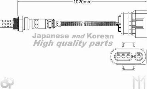 Ashuki 9200-49110 - Sonda lambda autozon.pro