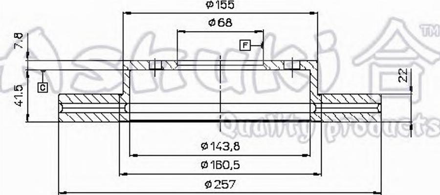 Ashuki 0990-6501 - Discofreno autozon.pro