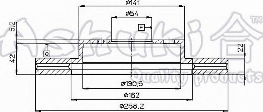 Ashuki 0990-8402 - Discofreno autozon.pro