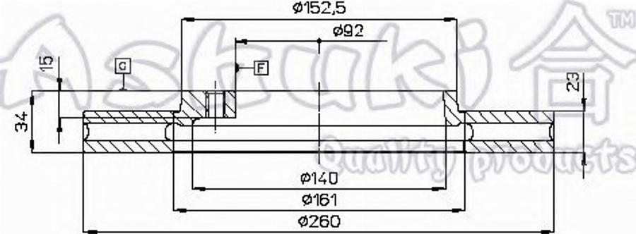 Ashuki 0990-3204 - Discofreno autozon.pro