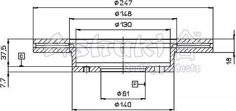 Ashuki 0990-2701 - Discofreno autozon.pro