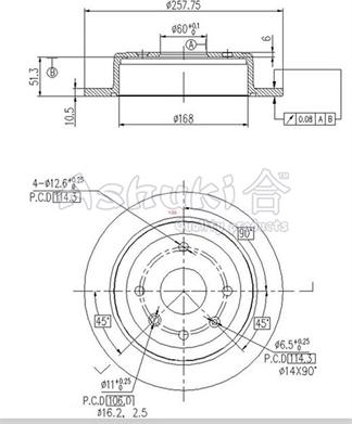 Ashuki 0993-9090 - Discofreno autozon.pro