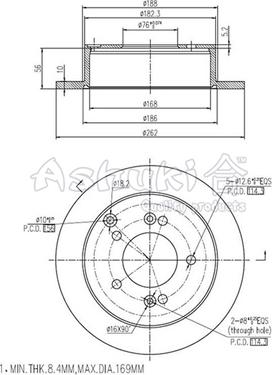 Ashuki 0993-0150 - Discofreno autozon.pro