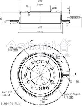 Ashuki 0993-1402 - Discofreno autozon.pro