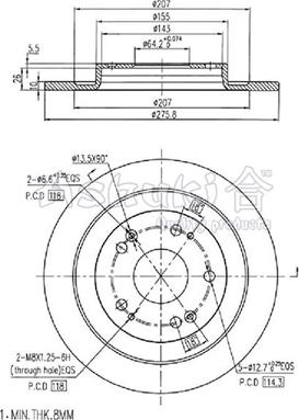 Ashuki 0993-3404 - Discofreno autozon.pro