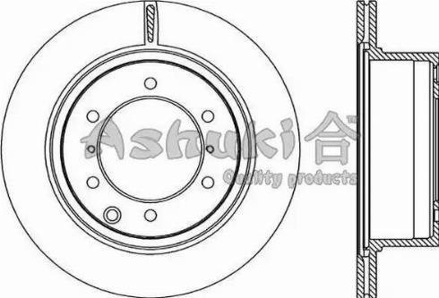 Ashuki 0993-2150 - Discofreno autozon.pro