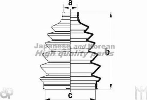 Ashuki 0858-4103 - Cuffia, Semiasse autozon.pro