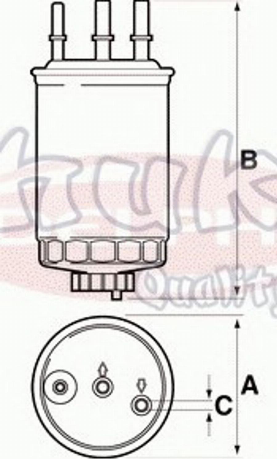 Ashuki 0399-3040 - Filtro carburante autozon.pro