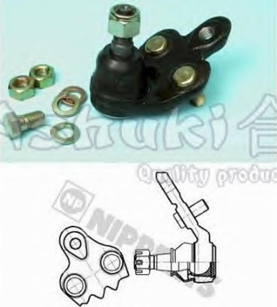 Ashuki 1461-0002 - Giunto di supporto / guida autozon.pro