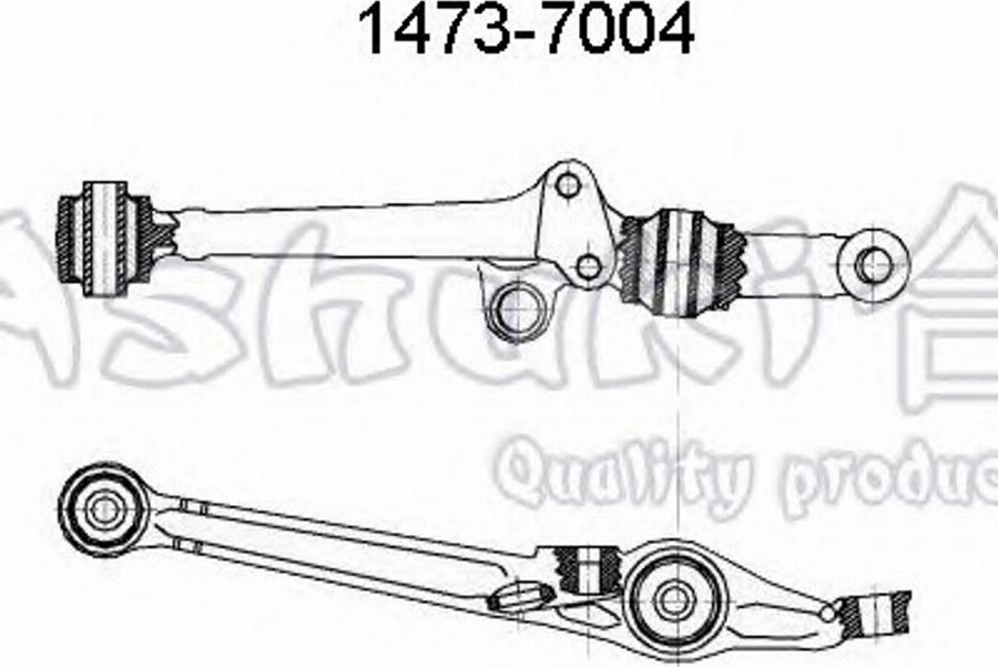 Ashuki 1473-7004 - Braccio oscillante, Sospensione ruota autozon.pro