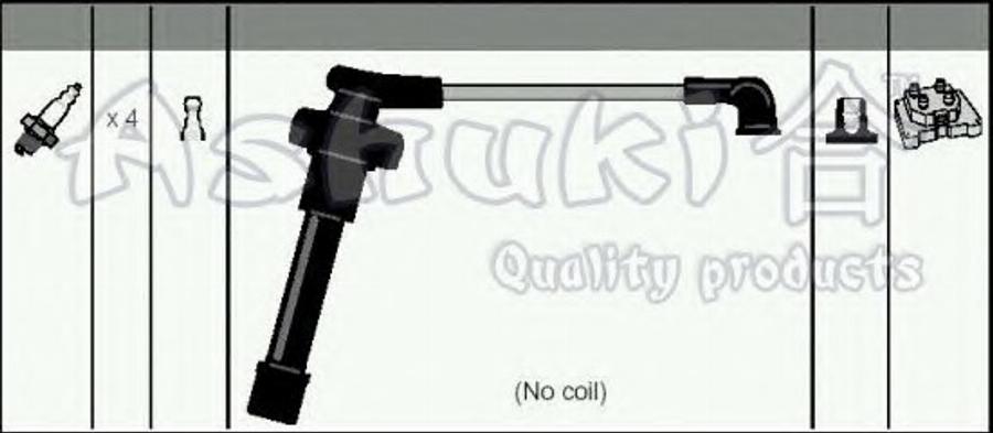 Ashuki 1614-9104 - Kit cavi accensione autozon.pro