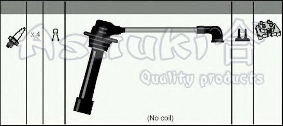 Ashuki 1614-2103 - Kit cavi accensione autozon.pro