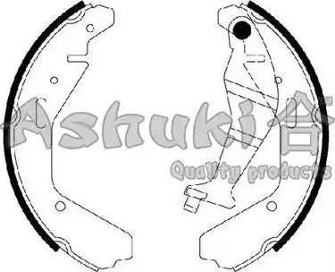 Ashuki 1050-8208 - Kit ganasce freno autozon.pro