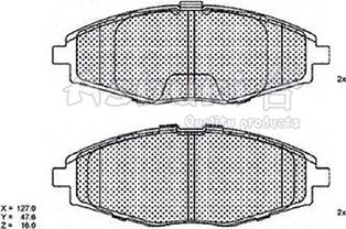 Ashuki 1080-9090 - Kit pastiglie freno, Freno a disco autozon.pro