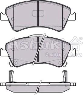 Ashuki 1080-3212 - Kit pastiglie freno, Freno a disco autozon.pro