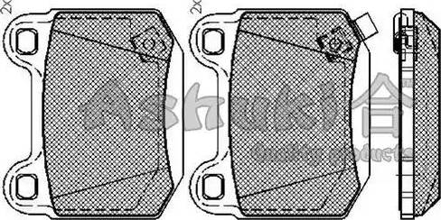 Ashuki 1083-9401 - Kit pastiglie freno, Freno a disco autozon.pro