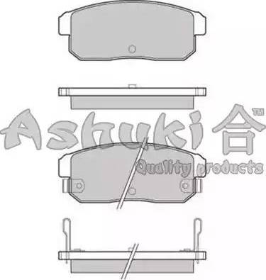 Ashuki 1083-8103 - Kit pastiglie freno, Freno a disco autozon.pro