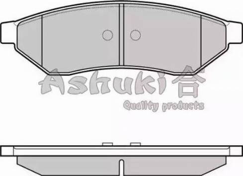 Ashuki 1083-2090 - Kit pastiglie freno, Freno a disco autozon.pro