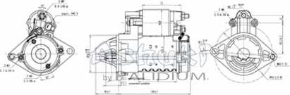 Ashuki ASH17-1001 - Motorino d'avviamento autozon.pro