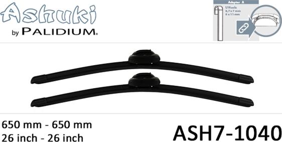 Ashuki ASH7-1040 - Spazzola tergi autozon.pro