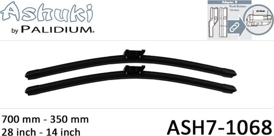 Ashuki ASH7-1068 - Spazzola tergi autozon.pro