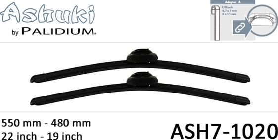 Ashuki ASH7-1020 - Spazzola tergi autozon.pro