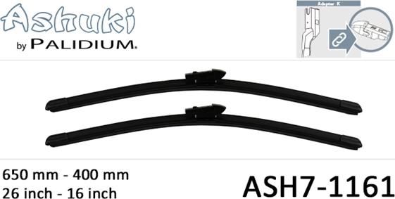 Ashuki ASH7-1161 - Spazzola tergi autozon.pro