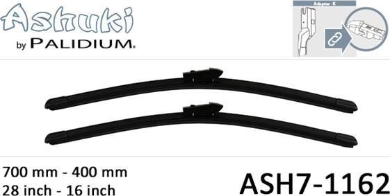 Ashuki ASH7-1162 - Spazzola tergi autozon.pro