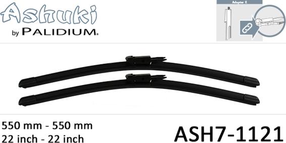 Ashuki ASH7-1121 - Spazzola tergi autozon.pro