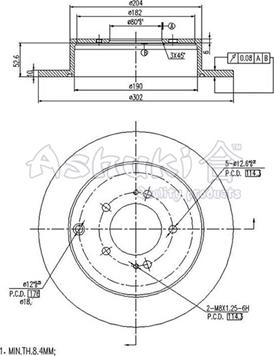 Ashuki C652-40 - Discofreno autozon.pro