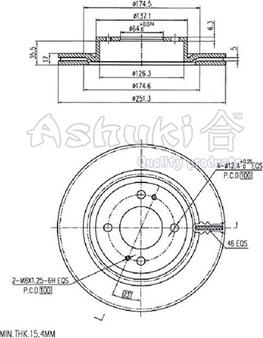 Ashuki C652-58 - Discofreno autozon.pro