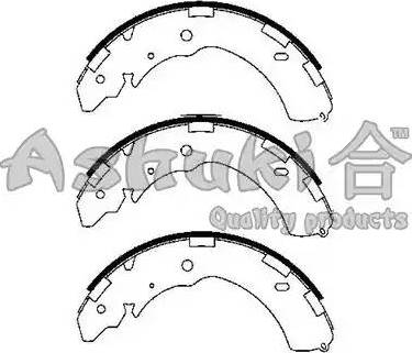 Ashuki C011-07 - Kit ganasce freno autozon.pro