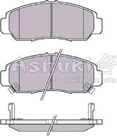 Ashuki H025-40 - Kit pastiglie freno, Freno a disco autozon.pro