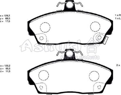 ATE 602803 - Kit pastiglie freno, Freno a disco autozon.pro