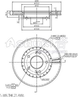 Ashuki I032-38 - Discofreno autozon.pro