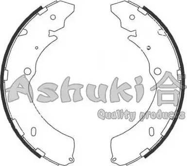 Ashuki IS015-01 - Kit ganasce freno autozon.pro