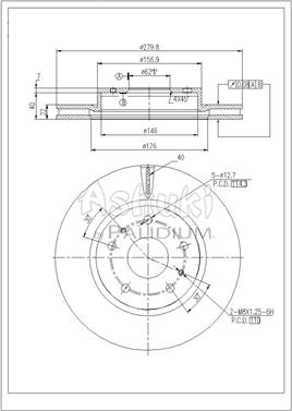 Ashuki K016-42 - Discofreno autozon.pro