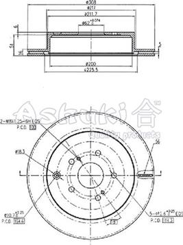 Ashuki K016-56 - Discofreno autozon.pro