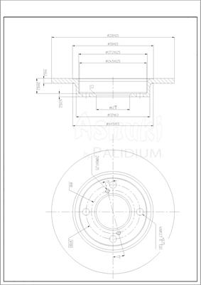 Ashuki K016-70 - Discofreno autozon.pro