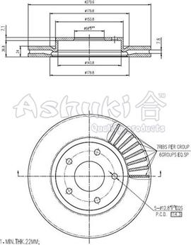 Ashuki N014-18 - Discofreno autozon.pro