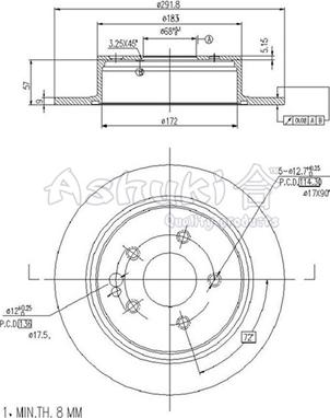 Ashuki N014-29 - Discofreno autozon.pro