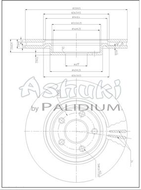 Ashuki N013-94 - Discofreno autozon.pro