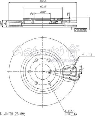 Ashuki N013-93 - Discofreno autozon.pro