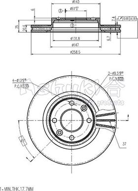 Ashuki N013-19 - Discofreno autozon.pro