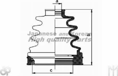 Ashuki N039-05 - Cuffia, Semiasse autozon.pro