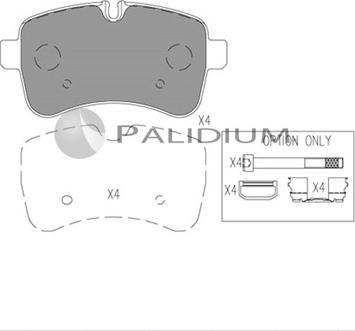 Ashuki P1-1562 - Kit pastiglie freno, Freno a disco autozon.pro