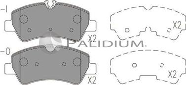 Ashuki P1-1522 - Kit pastiglie freno, Freno a disco autozon.pro