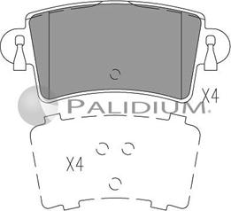 Ashuki P1-1042 - Kit pastiglie freno, Freno a disco autozon.pro